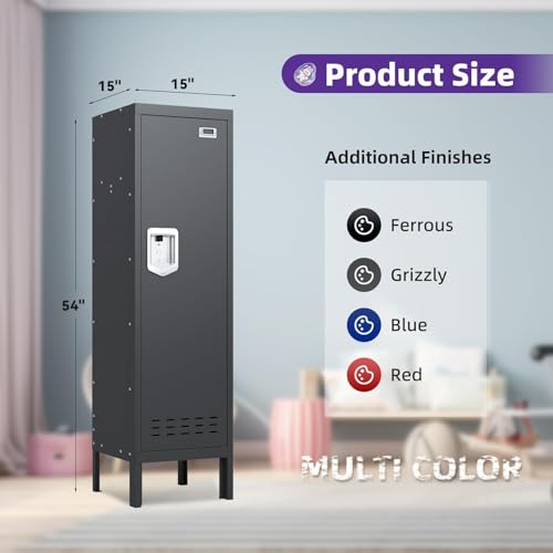 Metal Locker with 5 Doors,Lockers for Employees,66'' Steel Storage Locker for School,Gym, Office, Office,Garage