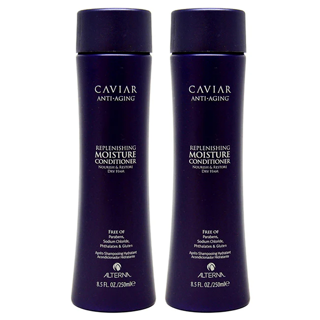 Caviar Anti-Aging Replenishing Moisture Conditioner by Alterna for Unisex - 8.5 oz Conditioner - Pack of 2