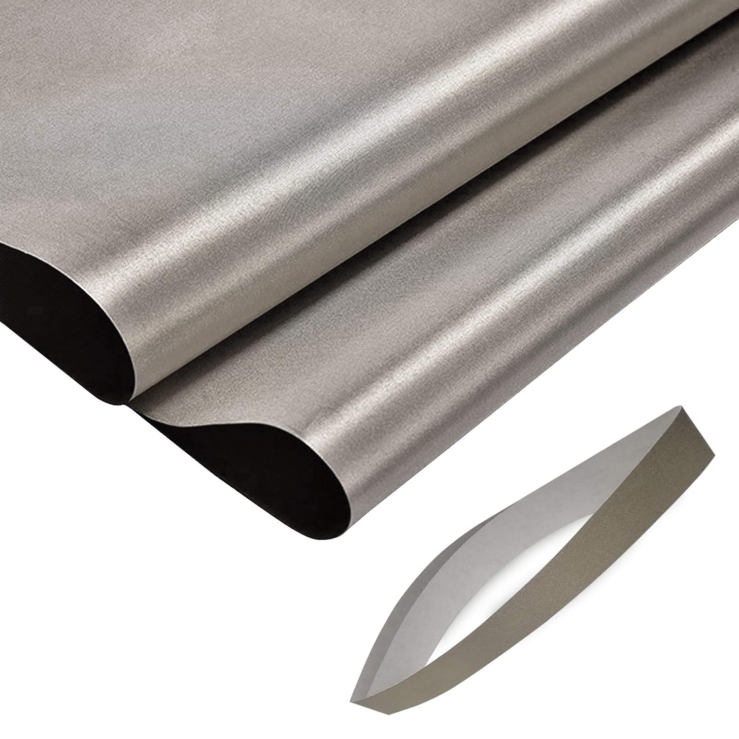 Faraday Fabric 44” x 6.6 Yards, Military Grade EMF Shielding Faraday Cloth w/Free 6.6 Yards Faraday Tape, Anti Radiation, EMI Isolation