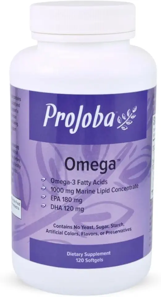 Youngevity Projoba Omega™ - 1000 mg Omega-3 - High-Potency - 180 EPA & 120 DHA to Promote Brain and Heart Health -120 Softgels (Pack of 2)