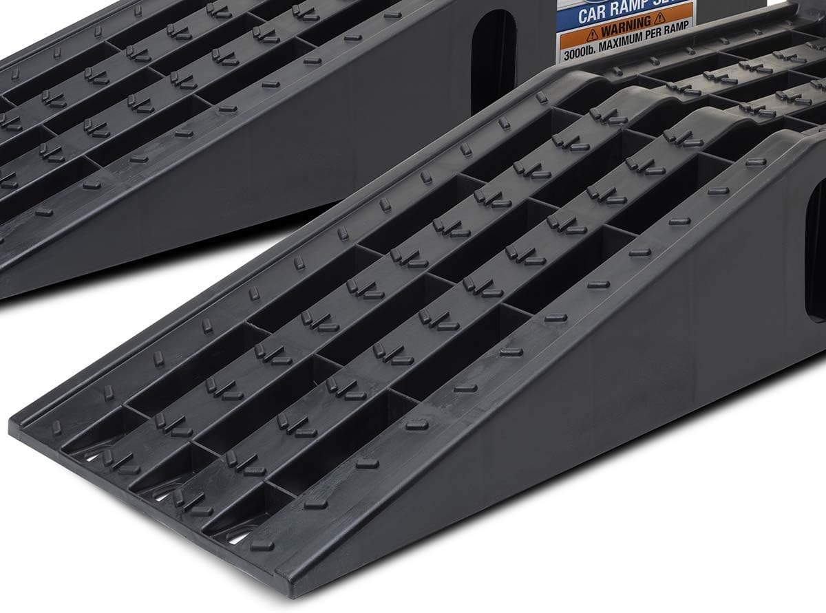 Eastwood Vehicle Car Ramp Set 3 Tons Total Capacity 1.5 tons Each Rubber Feet
