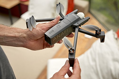 Parrot PF728000 ANAFI Drone, Foldable Quadcopter Drone with 4K HDR Camera, Compact, Silent & Autonomous