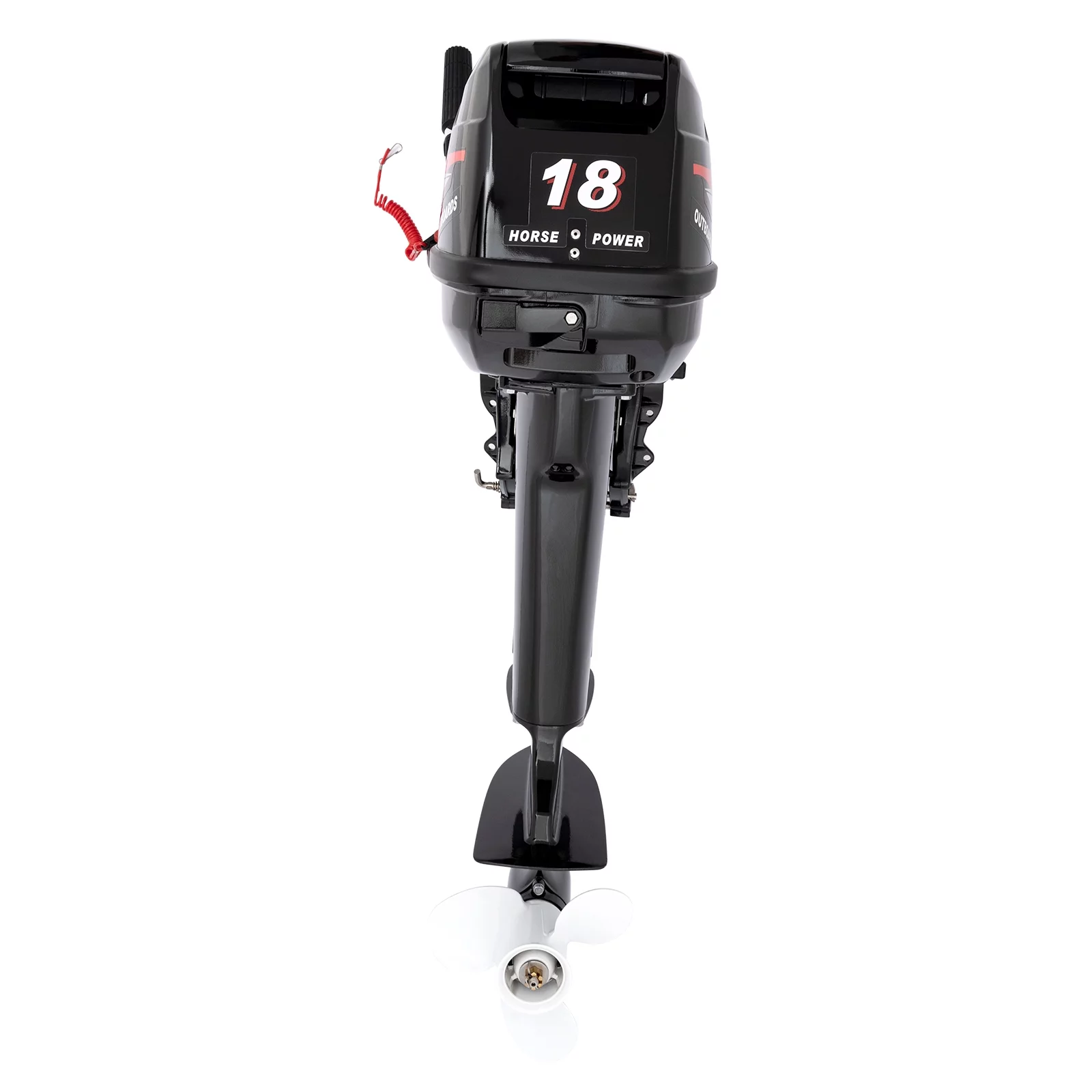 HANGKAI 2 Stroke 18HP Outboard Motor Boat Engine Water Cooling & CDI Short Shaft Marine Outboard Motor