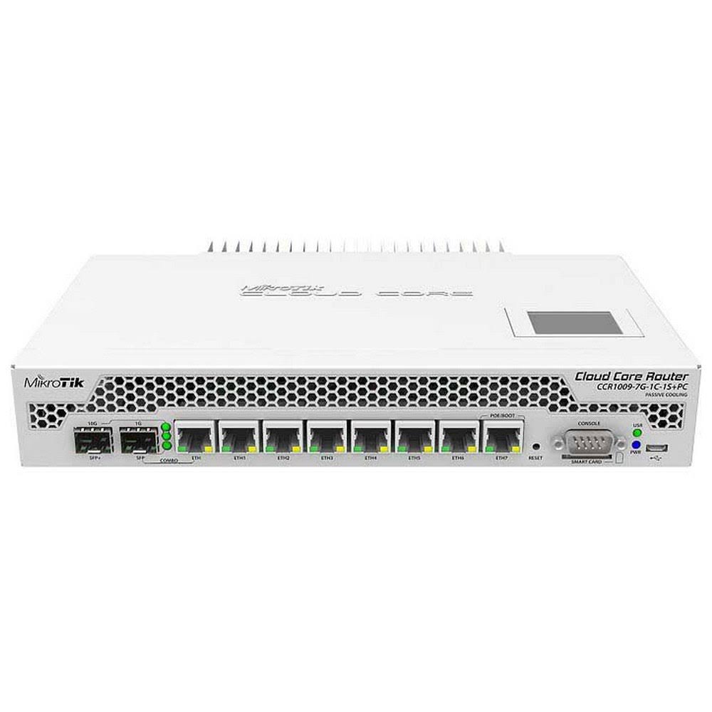 Mikrotik CCR1009-7G-1C-1S+PC Wired Router Gigabit Ethernet White