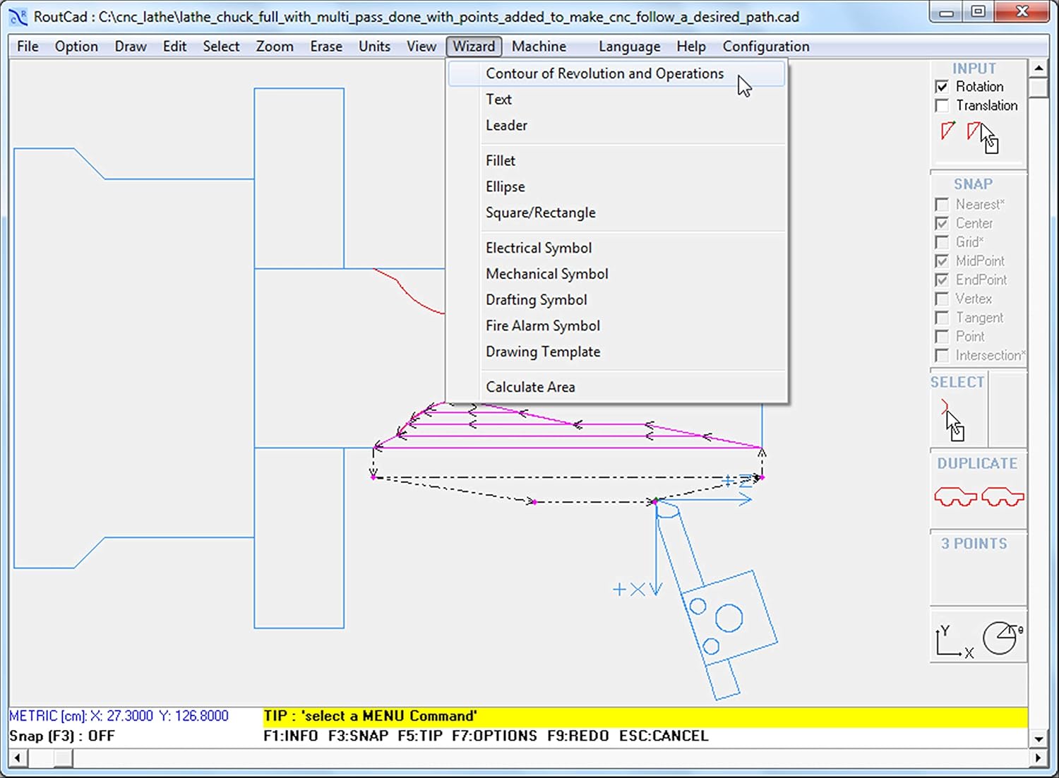 CAD-CAM CNC Lathe Software for Mach 3-4, Linux CNC, EMC2, Fanuc