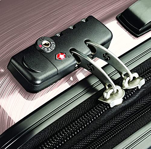 Samsonite Winfield 2 Hardside Expandable Luggage with Spinner Wheels, Brushed Anthracite, Checked-Large 28-Inch