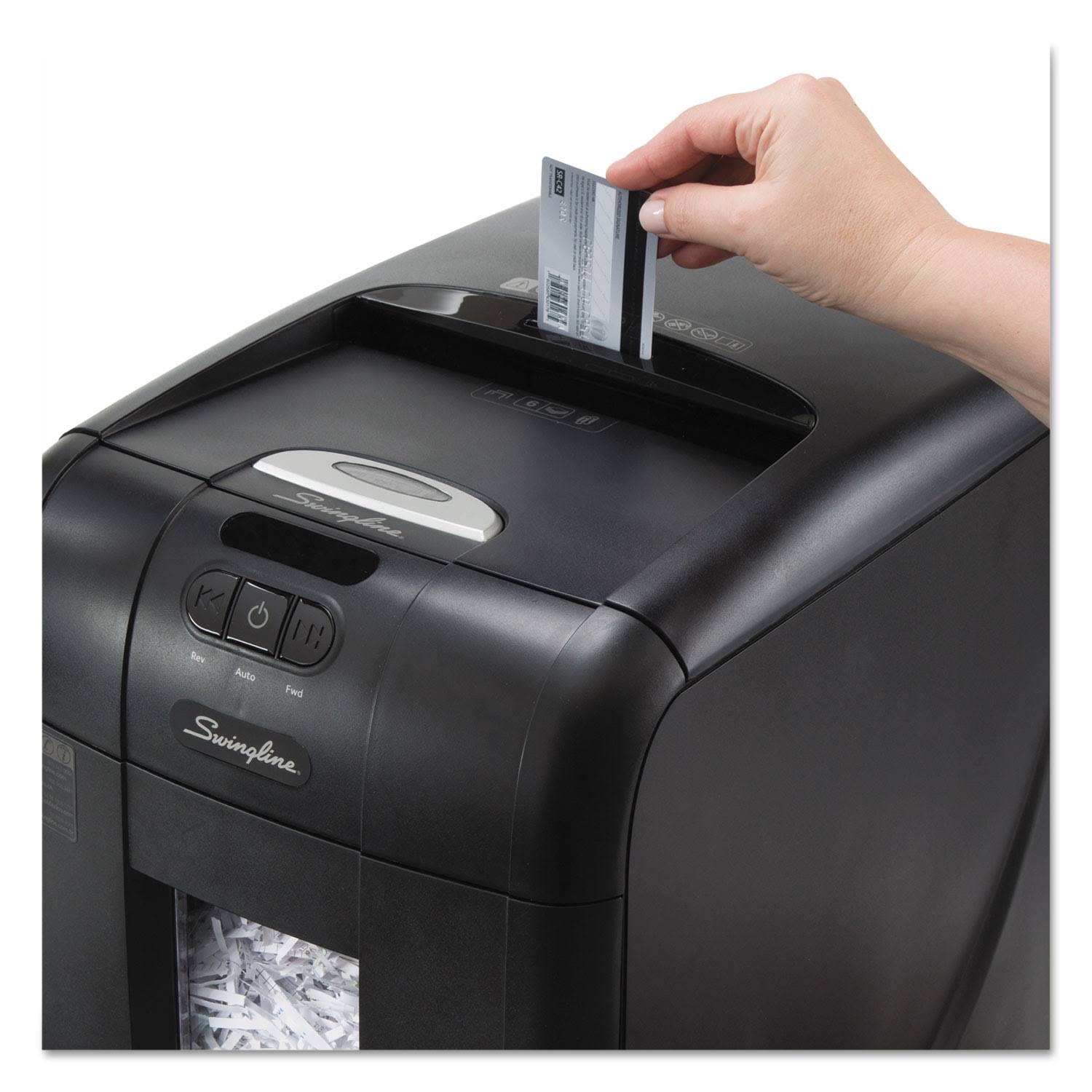 Swingline Stack-and-Shred 130xl Auto Feed Super Cross-Cut Shredder Value Pack