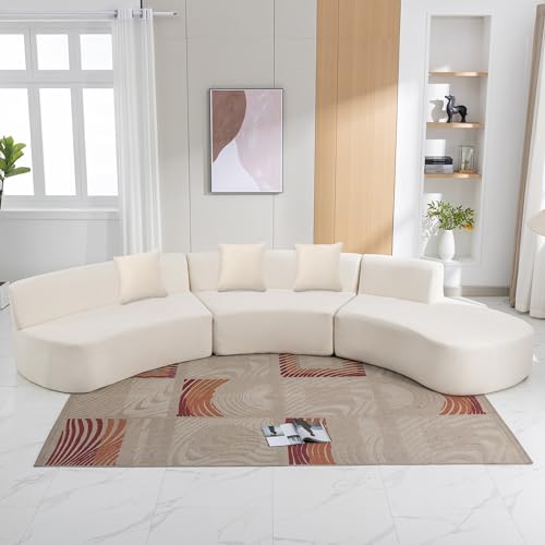 GNIXUU 136.6" Oversized Modular Sectional Sofa for Living Room