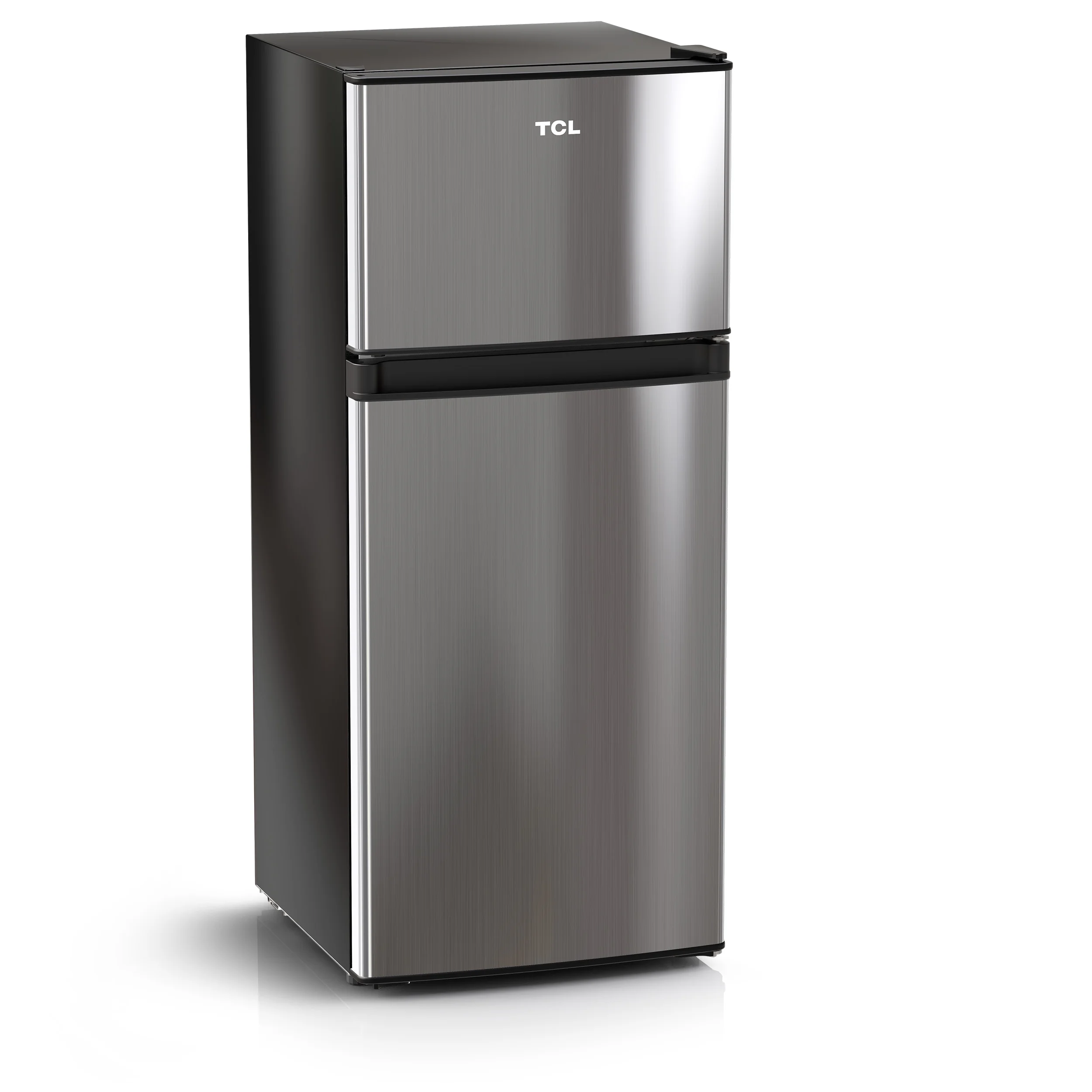 TCL  4.5 Cu. ft. Two Door Refrigerator – Stainless Look, MR453L