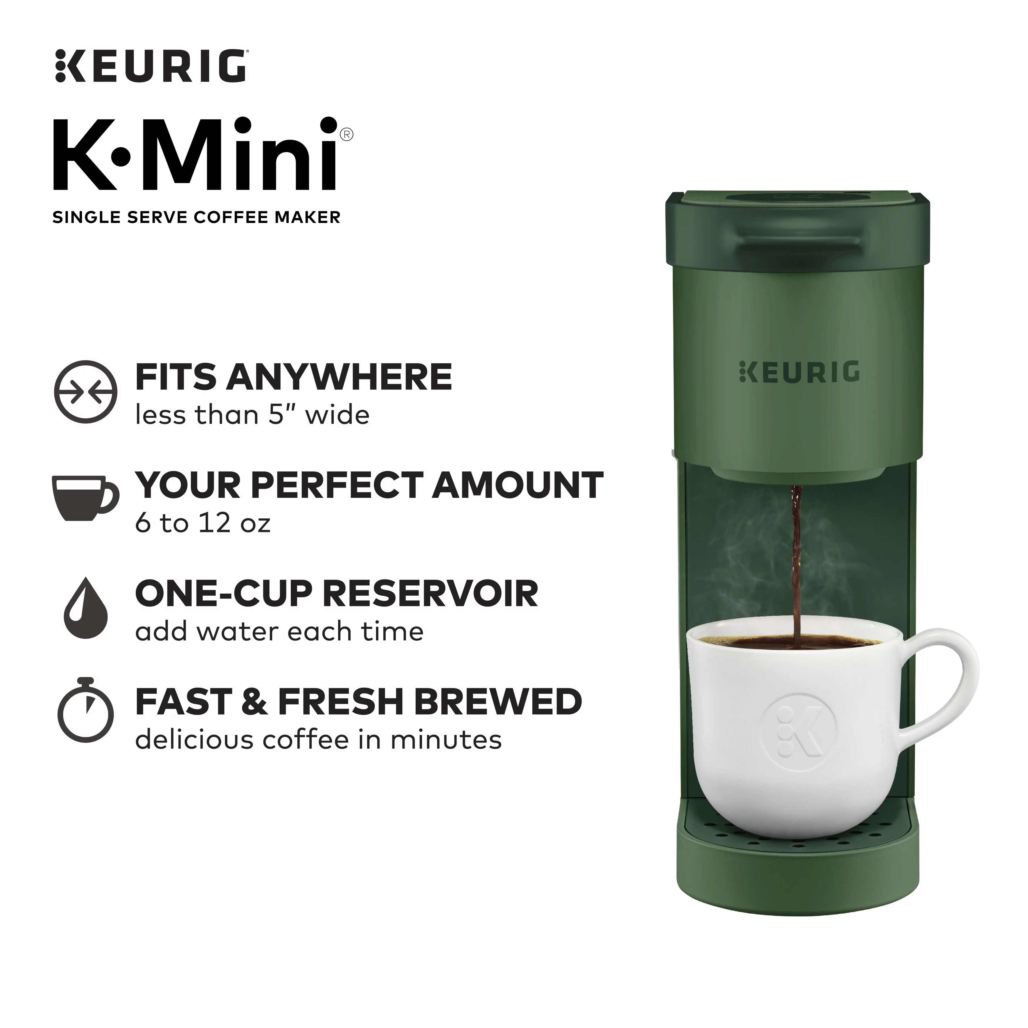 Keurig K-Mini Single Serve Coffee Maker, Black