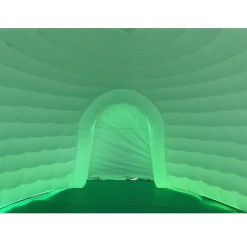 SAYOK Outdoor Portable Inflatable Igloo Dome Tent with Led Light for Party Wedding Event Camping
