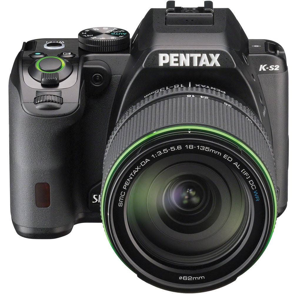 Pentax K-s2 Dslr Camera - Black with 18-135mm Lens