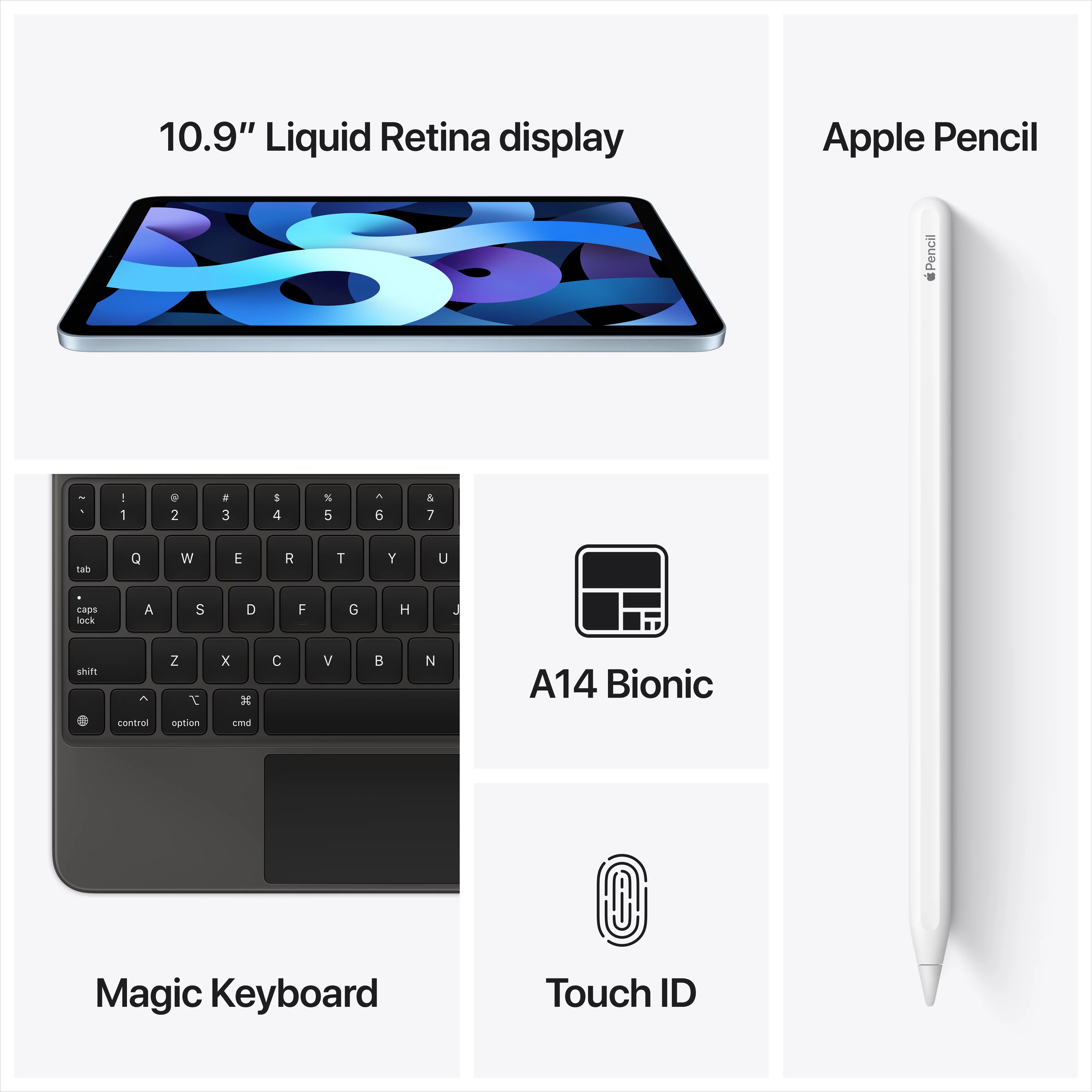2020 Apple 10.9-inch iPad Air Wi-Fi 64GB - Space Gray (4th Generation)