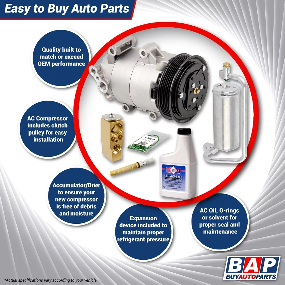 For Mazda Miata MX-5 MX5 2006-2015 NC AC Compressor & A/C Repair Kit - Buyautoparts