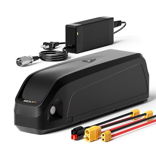 Ebike Battery 48V 20Ah for Electric Bike/Bicycle Power Supply Hailong Li-ion Battery Pack with Fix Plate, Safe Lock, 3A Charger