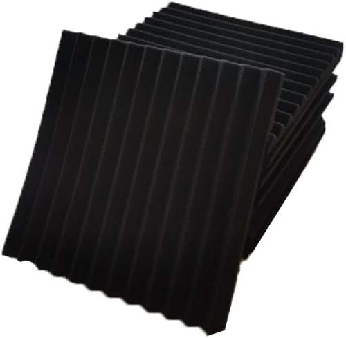 50 Pack Acoustic Panels Soundproof Studio Foam for Walls Sound Absorbing Panels Sound Insulation Panels Wedge for Home Studio Ceiling, 1" X 12" X 12"