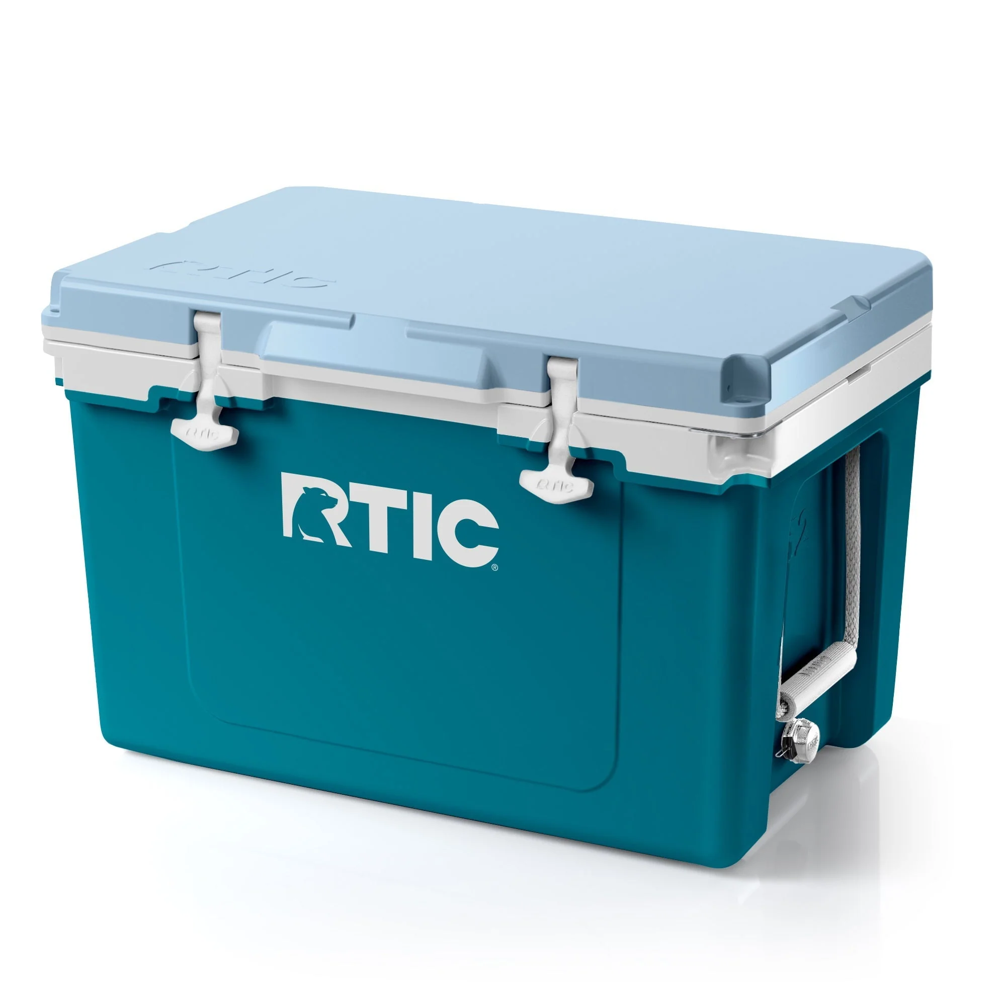 RTIC 52 QT Ultra-Light Hard-Sided Ice Chest Cooler, Dark Grey And Cool Grey, Fits 76 Cans
