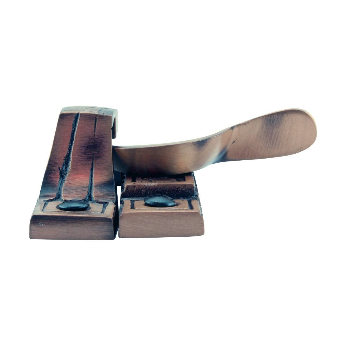 Renovators Supply 12 Ornate Solid Brass Window Sash Lock Antique Brass