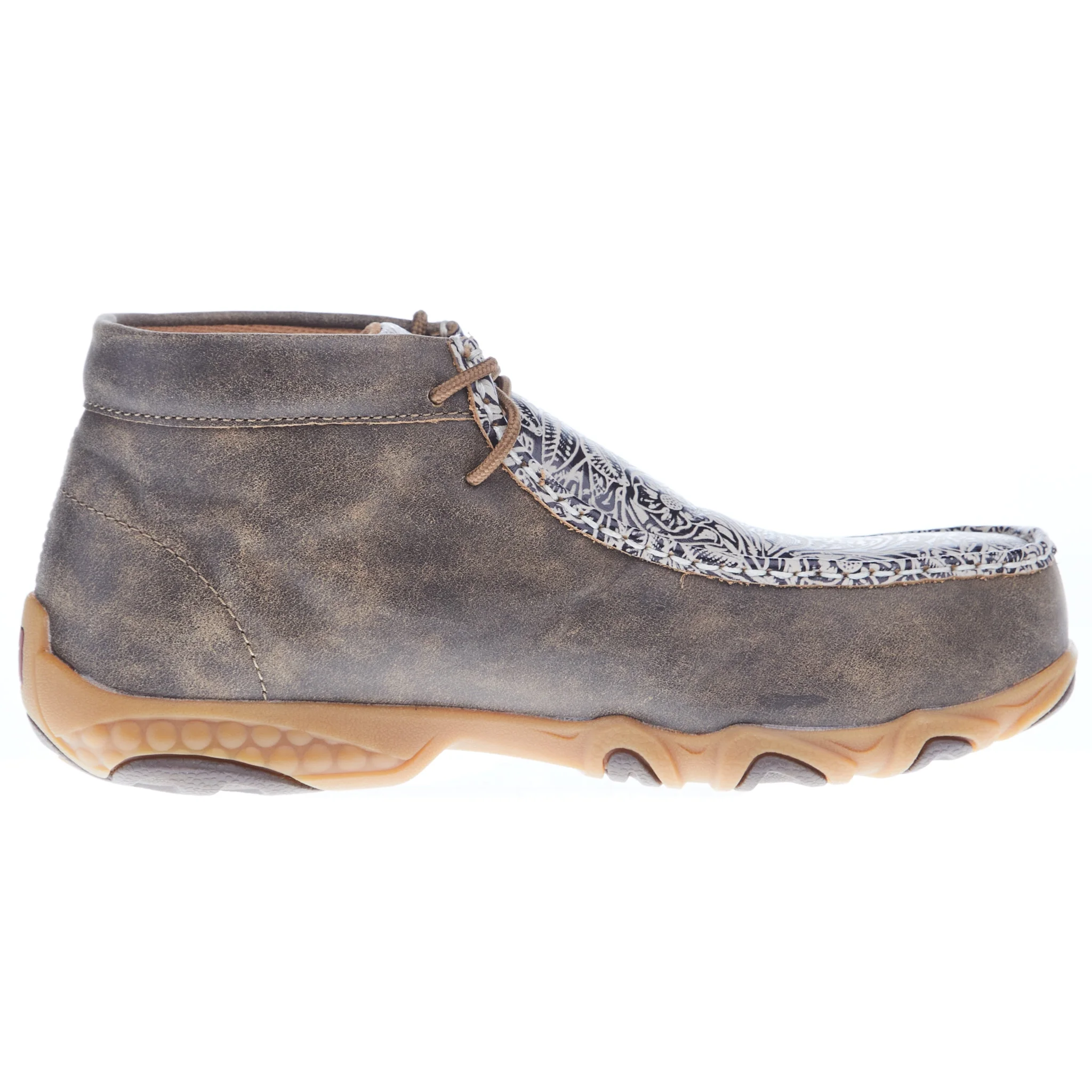 Twisted X Women's Chukka Driving Shoes Nano Toe Brown 8 M  US