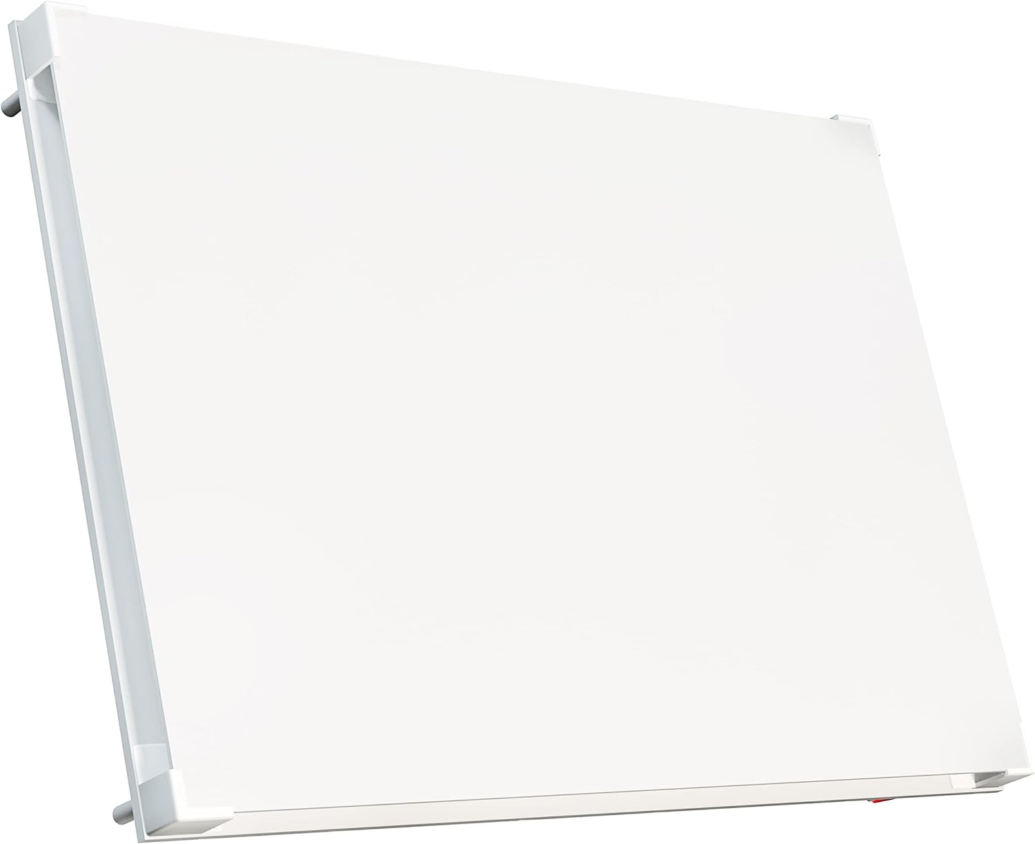 EconoHome Wall Mount Space Heater Panel - 250 Watt Splashproof Convection Heater with Heat Guard Cover - Ideal for 100 Sq Ft Room or Bathroom