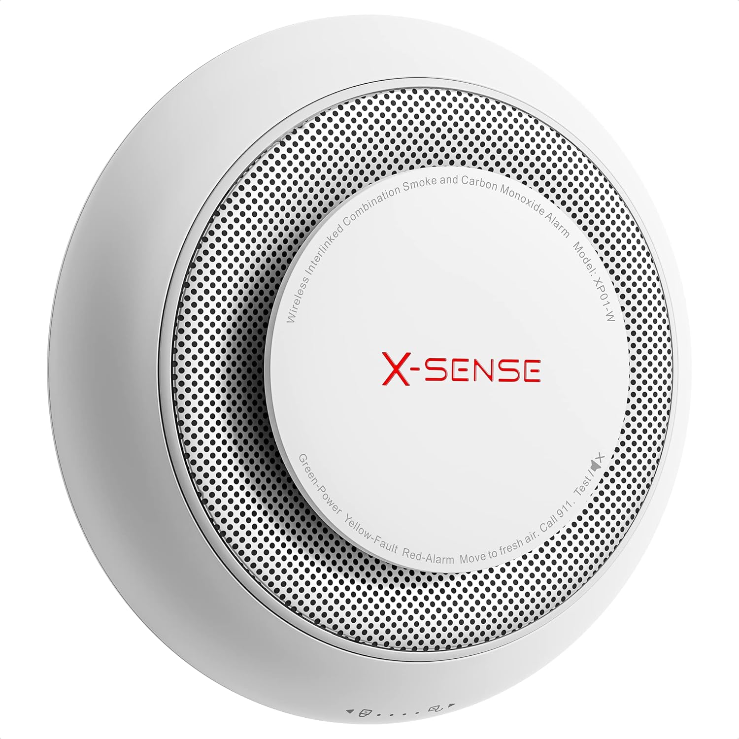 X-Sense 10 Years Battery Wireless Interconnected Combination Smoke and Carbon Monoxide Detector Alarm with Over 820 ft Transmission Range