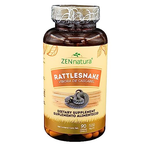 Vibora de cascabel 90 Capsules 500 mg ea, Rattlesnake Powder - Kansas Nuitrition - HNZSDS