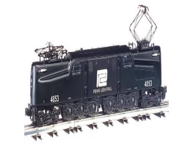 Bachmann Industries GG1 Electric DCC Sound Value Locomotive Penn Central Black with White Lettering #4853 HO Scale Train Car