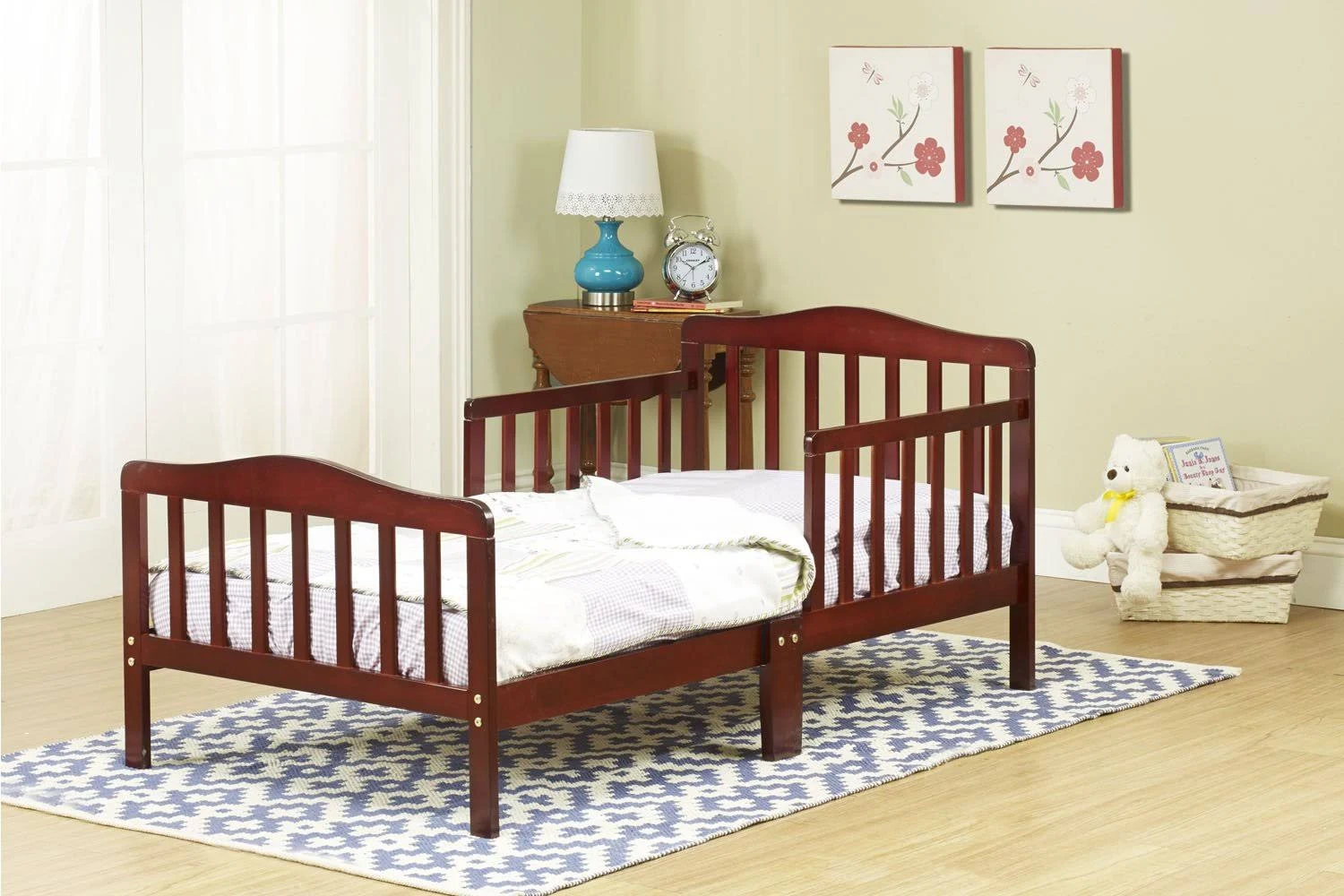 Orbelle Solid Wood Toddler Bed (Natural)