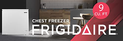 FRIGIDAIRE EFRF3005-AMZ Chest Deep Freezer-Garage-Ready, 3.5 Cu. Ft. Capacity - Smart Home Appliances