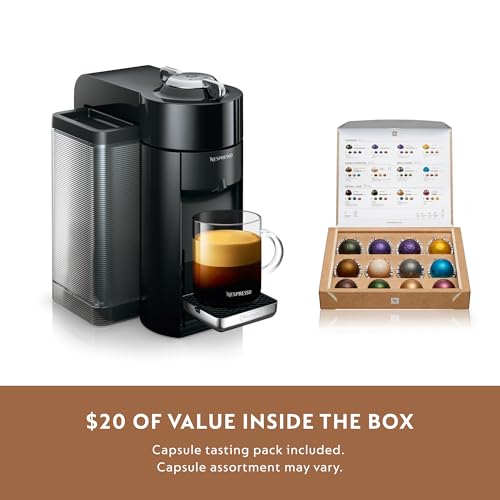 Nespresso Vertuo Coffee and Espresso Maker by De'Longhi, Graphite Metal