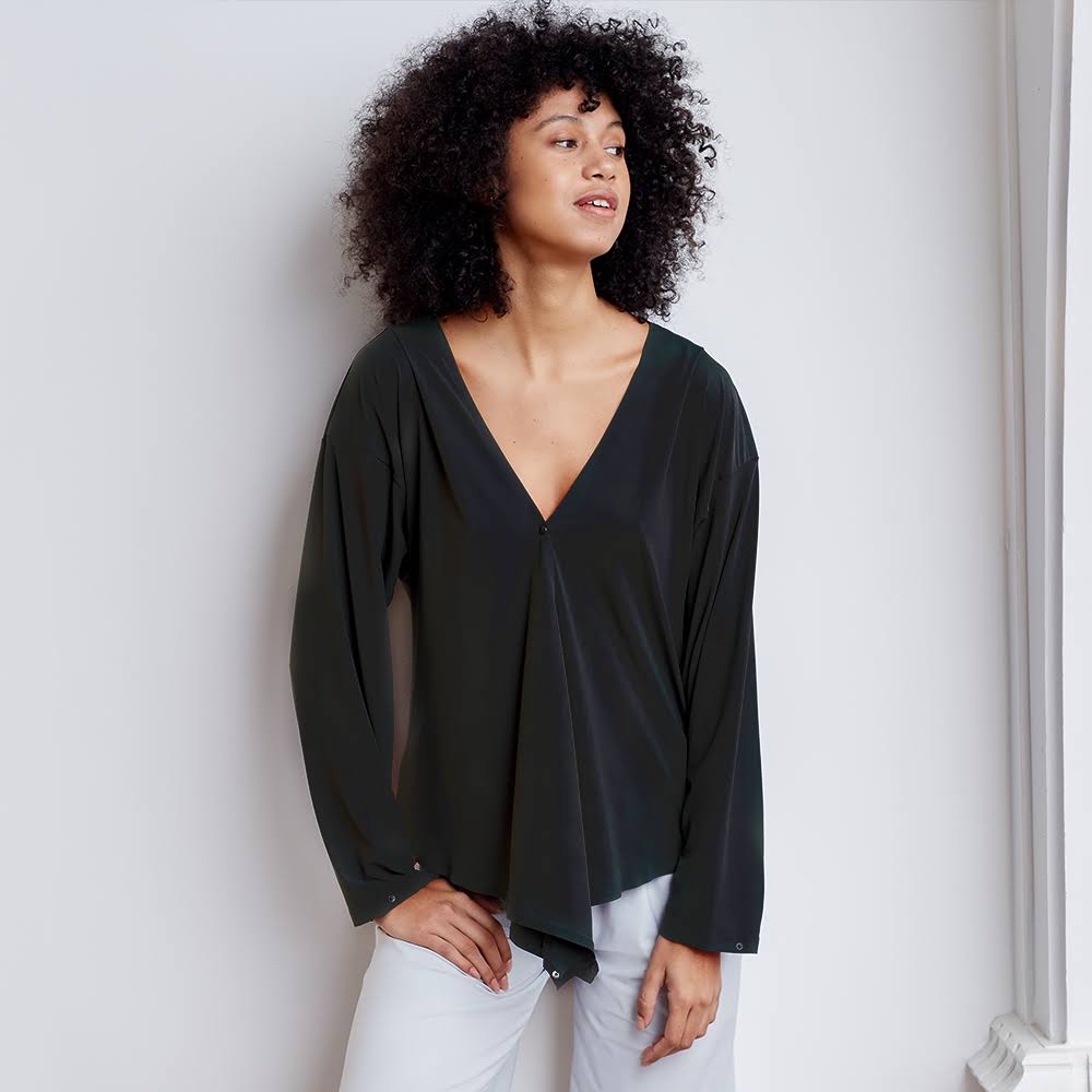 ADAY That&s A Wrap Top - Black - M