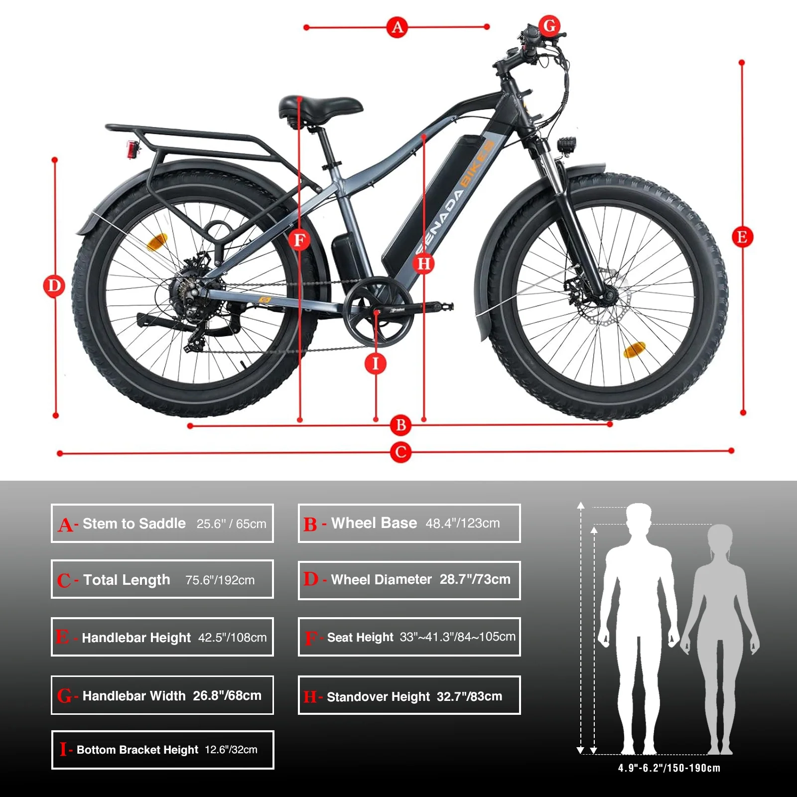 Electric Bike for Adults 26"x 4" Fat Tire Electric Bicycle 1000W Motor 48V 15Ah/21Ah Battery Snow Beach Ebike for Adults with 7-Speed