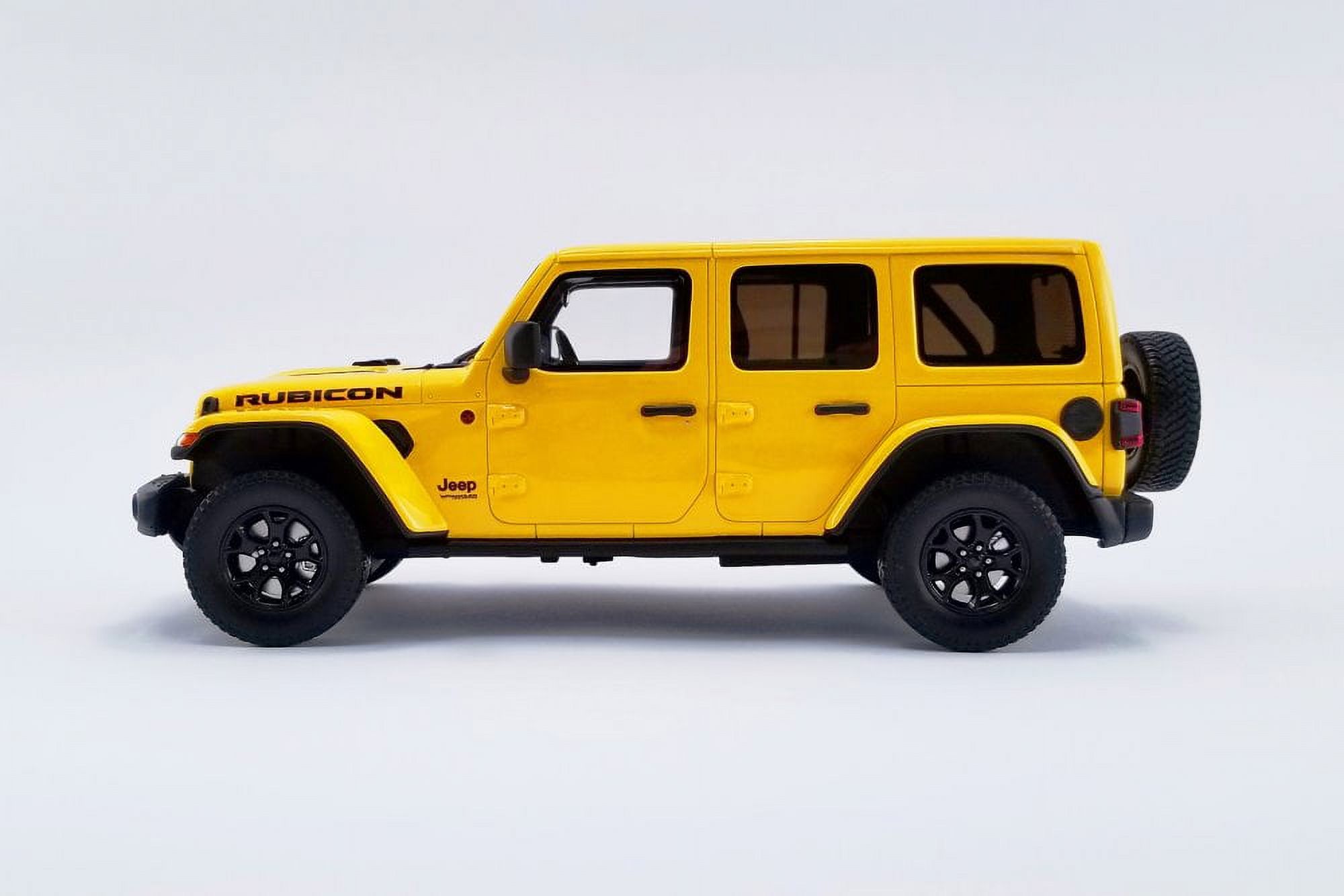 2019 Jeep Wrangler Rubicon, Yellow - GT Spirit US026 - 1/18 scale Resin Model Toy Car