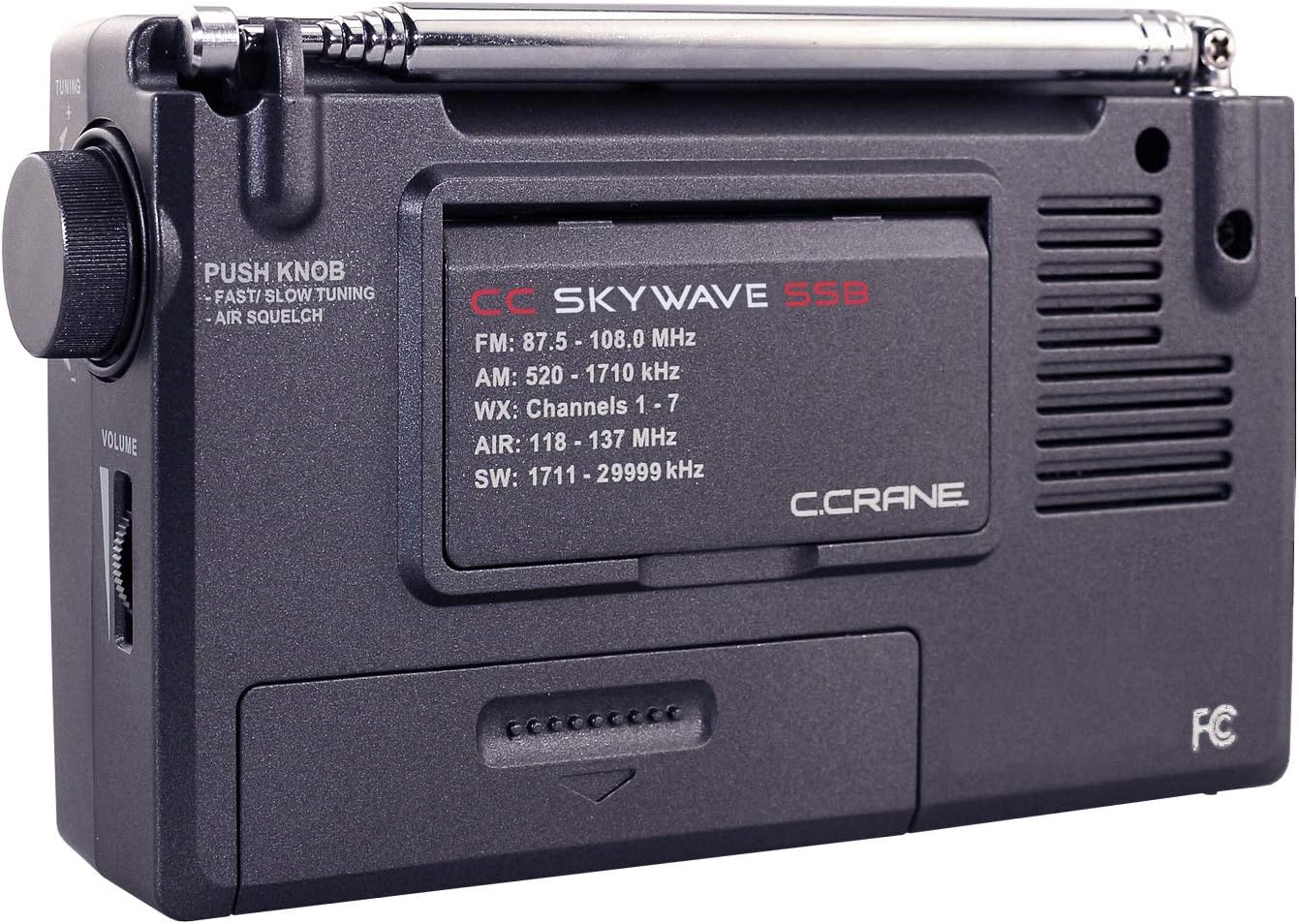 C. Crane CC Skywave SSB AM, FM, Shortwave, NOAA Weather + Alert