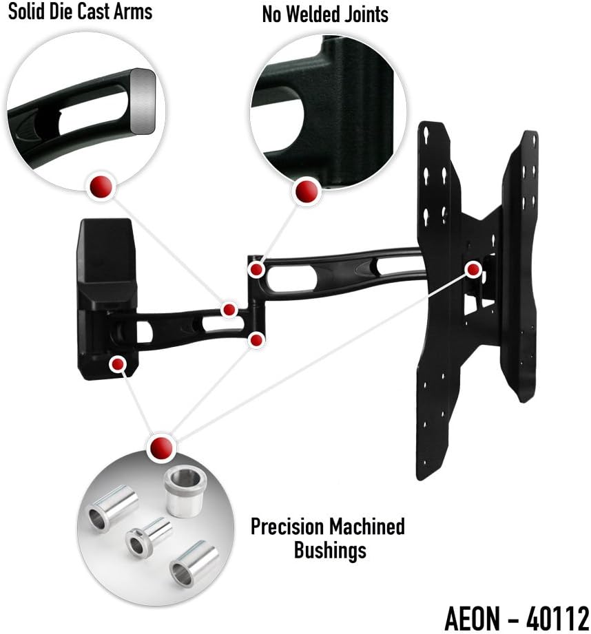 Full Motion Wall Mount with 29-Inch Extension for 32 to 65-Inch TV