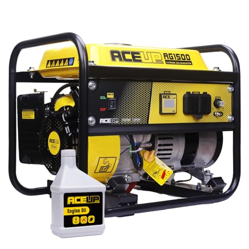 Aceup Energy 1,200W Gas Powered Generator, Small Portable Generator for Home Use Camping Ultralight, EPA & CARB Compliant