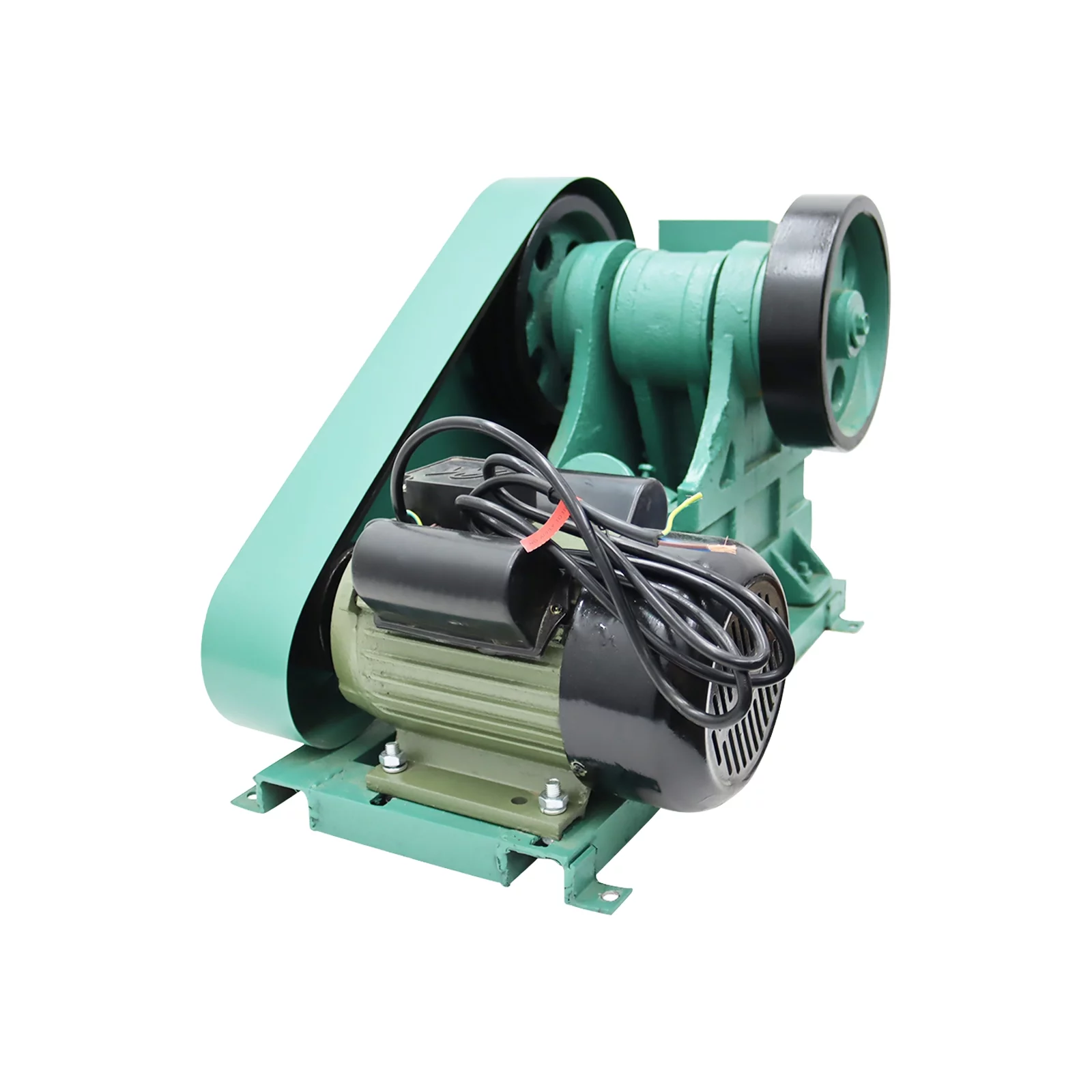 EQCOTWEA 100X60 Mini Jaw Crusher Rock Ore Slag Coal Stone Concrete Grinder Pulverizer Crushing Machine 220V - Curated Treasures Market