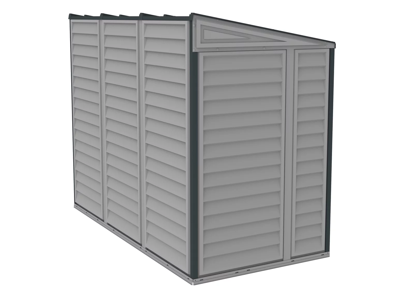 Duramax 4ft x 8ft Sidemate PLUS Vinyl Resin Outdoor Storage Shed With Foundation Kit
