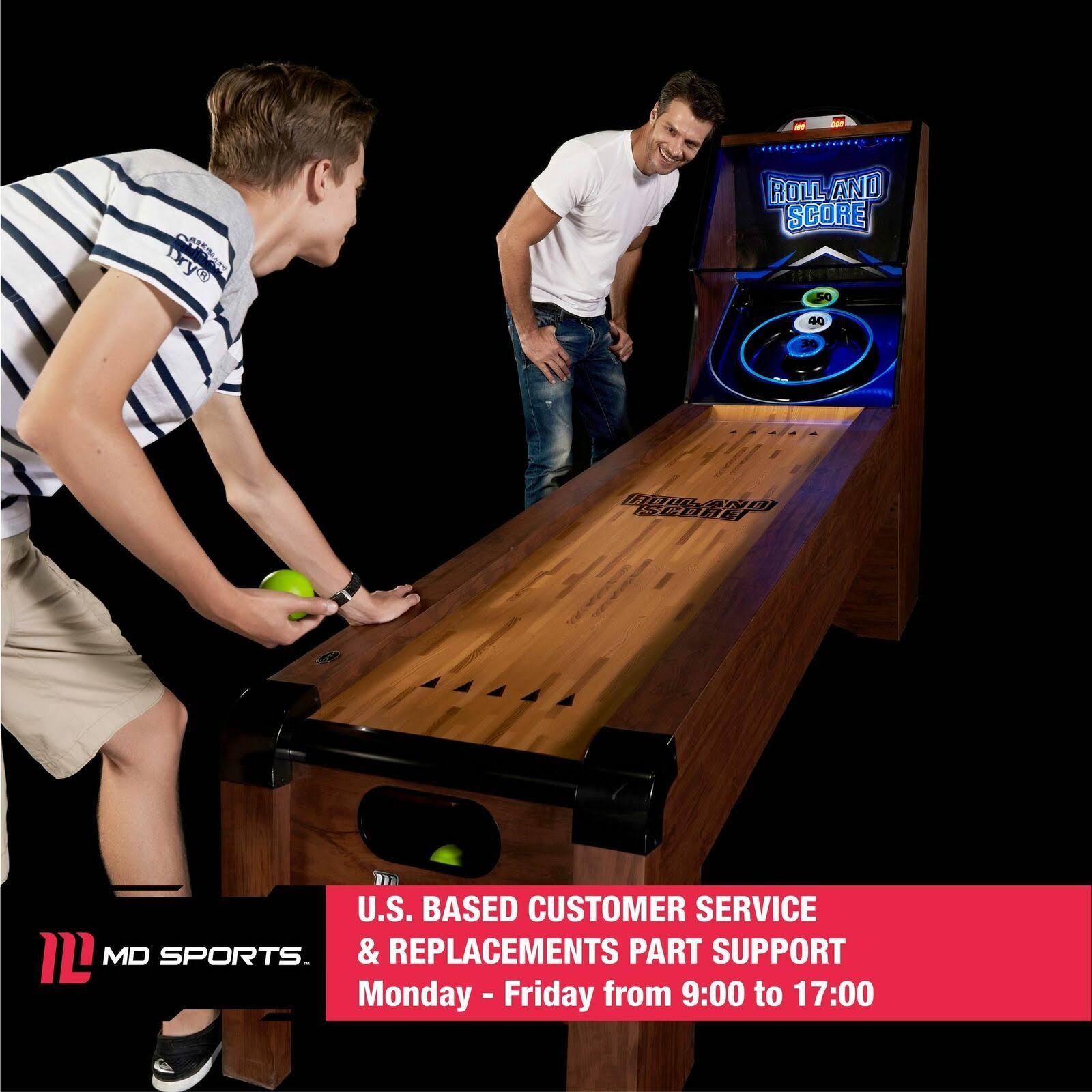 MD Sports 9& Roll and Score Game, LED Scorer, Arcade Sound Effects