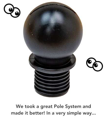 Sequoia Squirrel Proof Pole System with 4 Hanging Stations - Bird Feeder Pole System Only