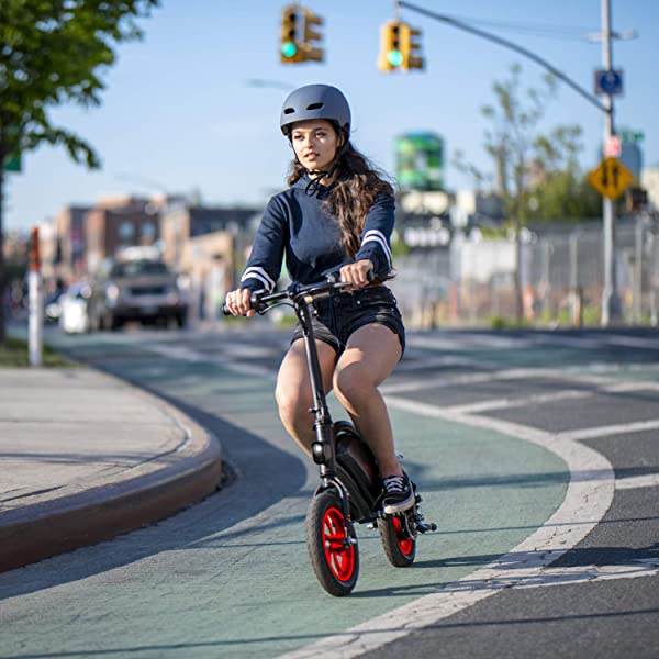 Jetson Electric Bike Bolt Folding Electric Bike, with Pegs - with LCD Display, Lightweight & Portable with Carrying Handle, Travel Up to 15 Miles