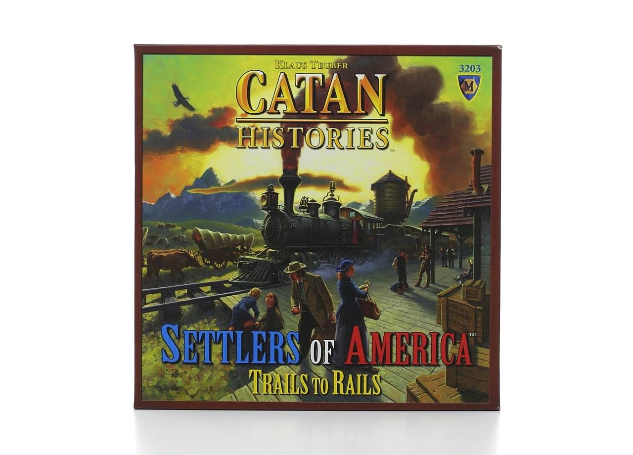 Catan Board Game, Histories: Settlers Of America Trails To Rails