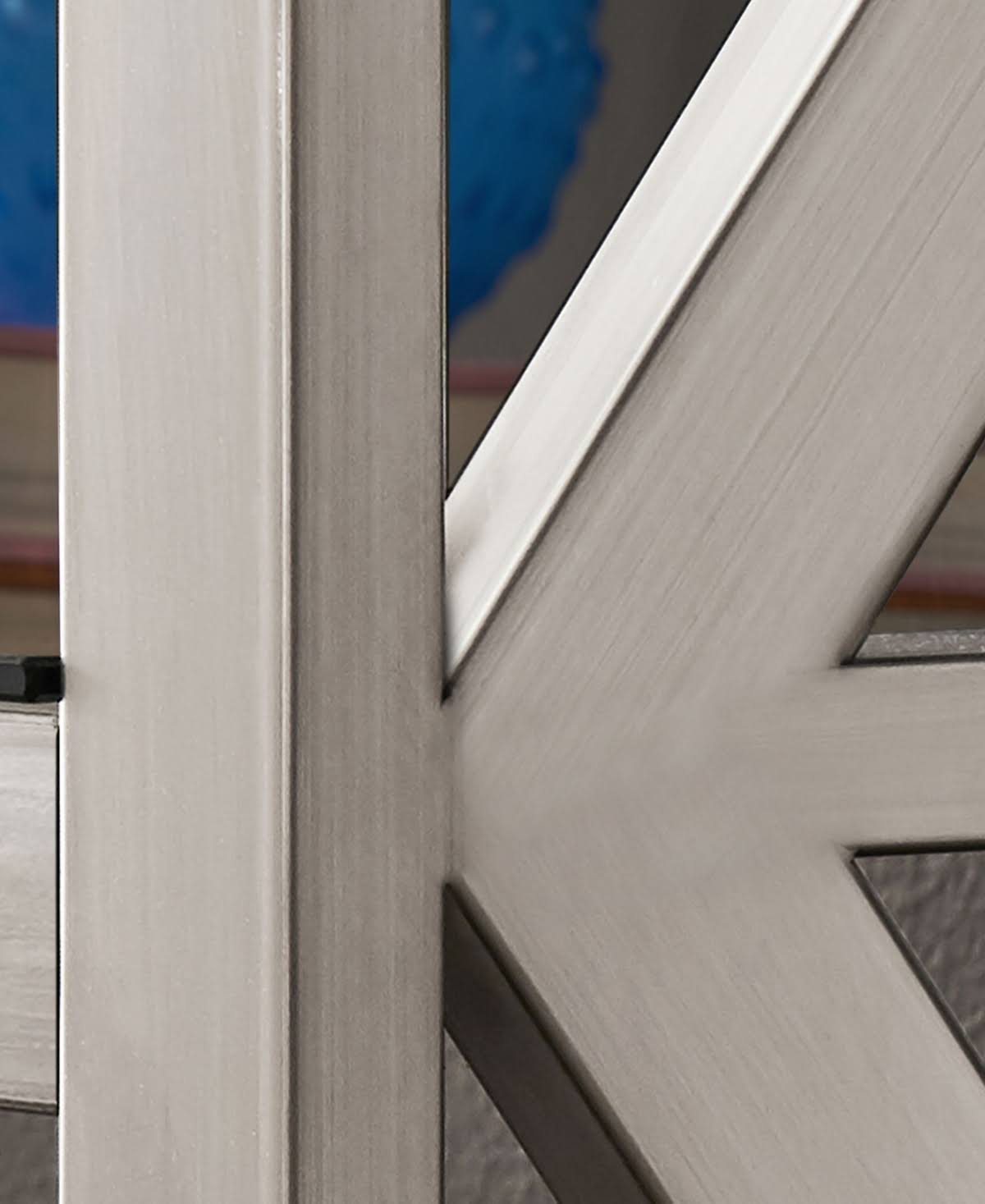 Inspire Q Brynn Brushed Nickel Bookcase - Silver