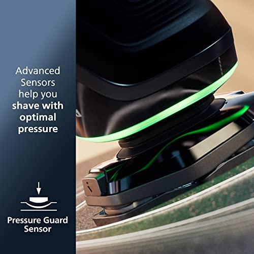 Philips Norelco Shaver Series 9000, Wet and Dry Electric Shaver, with Lift & Cut Shaving System and SenseIQ Technology, Pop-up Trimmer, Cleaning Pod