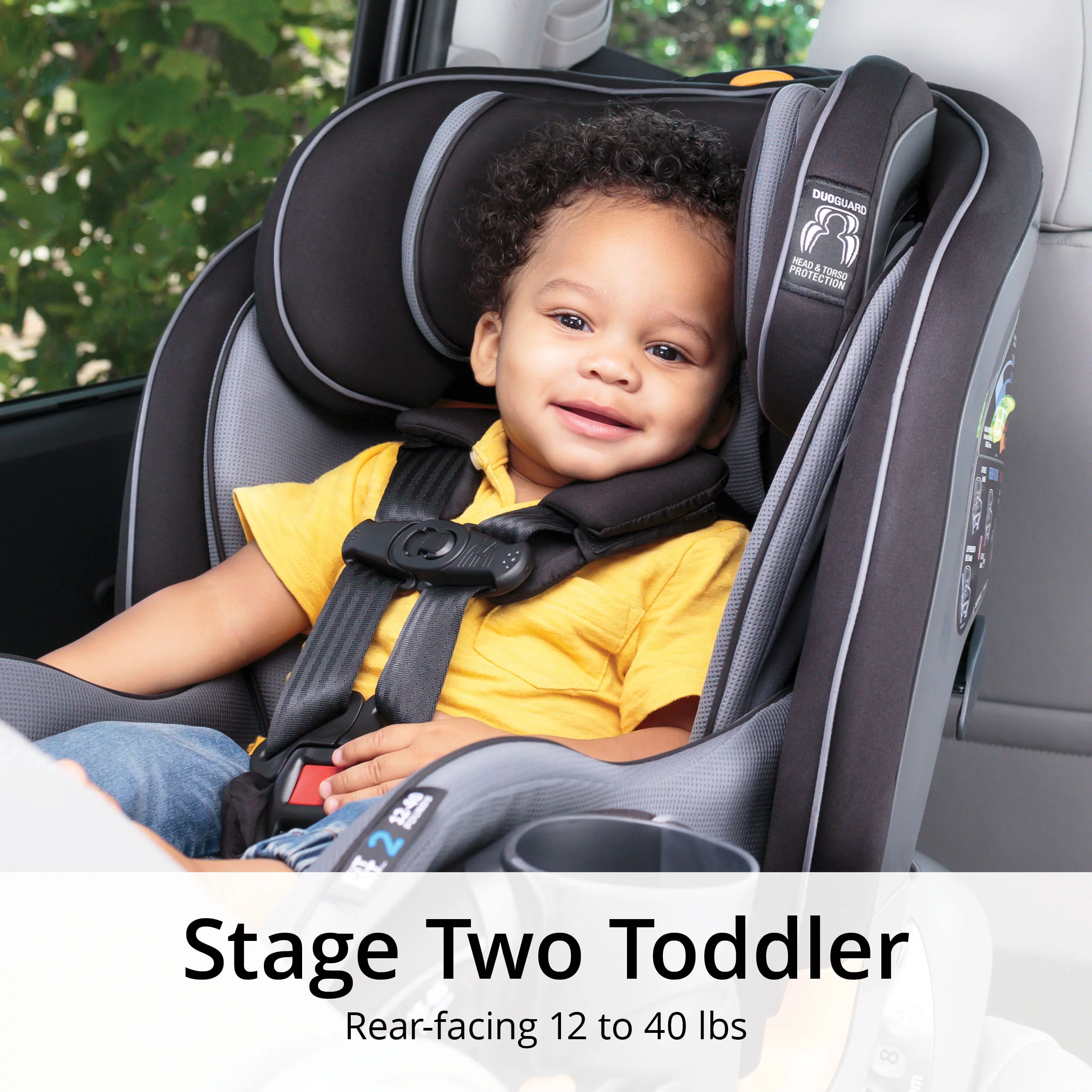 Chicco Fit4 4-in-1 Convertible Car Seat - Carina (Navy/Purple)
