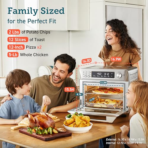 COSORI Smart 12-in-1 Air Fryer Toaster Oven Combo, Airfryer Convection Oven Countertop, Bake, Roast, Reheat, Broiler, Dehydrate