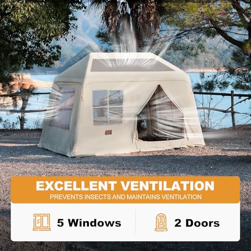 Inflatable Tents for Camping, Large Blow Up Tents for Camping Easy Set Up