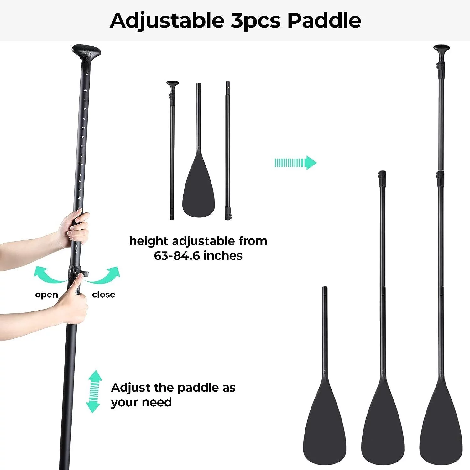 streakboard Inflatable Paddle Board Stand Up Paddle Board SUP with Complete Kit Non-Slip Deck - Radiant Selections