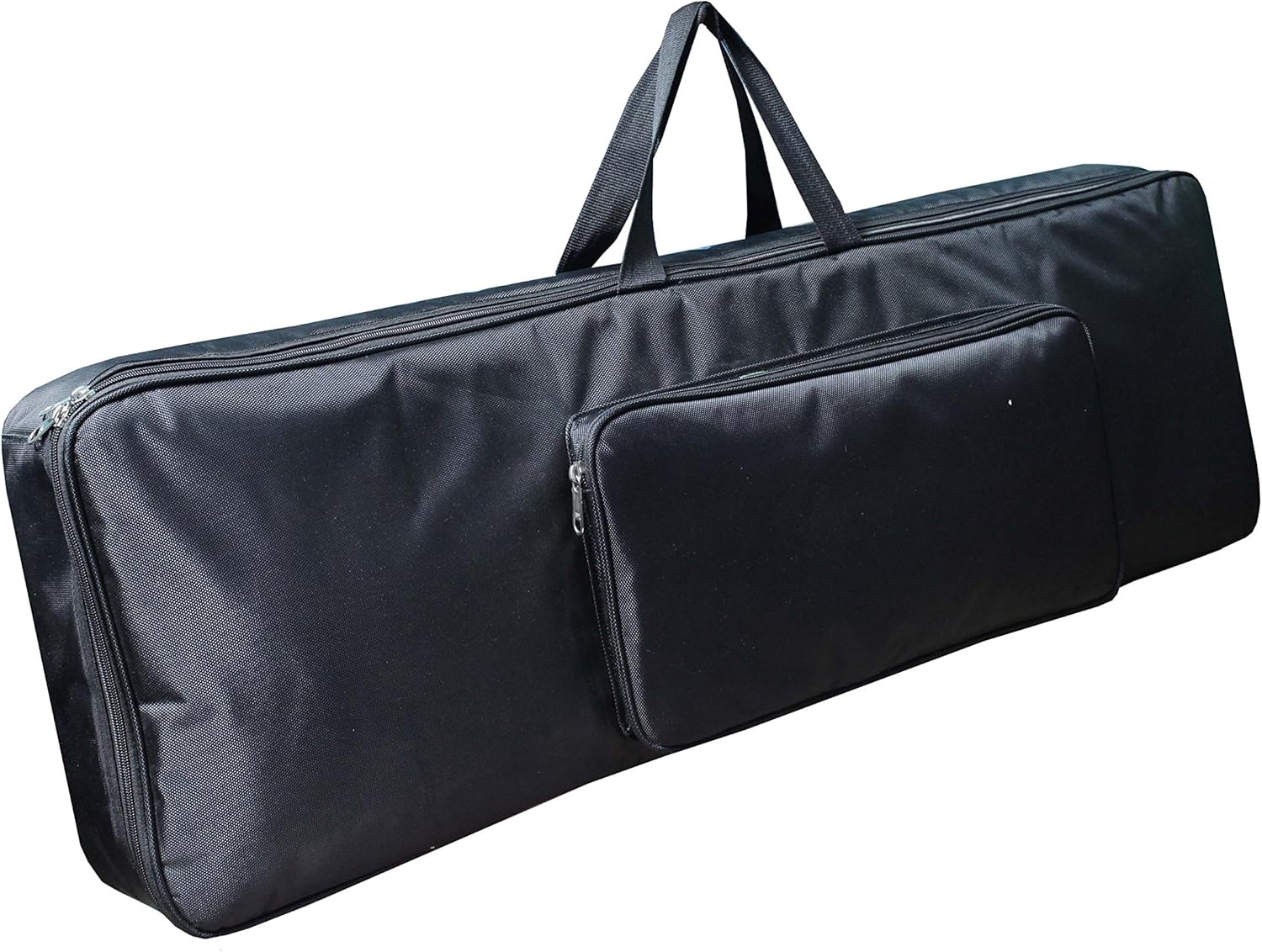 Baritone Case For Yamaha Tyros5 76-Key Keyboard Padded Sponge Full Black Bag Size(56X20X8) inches