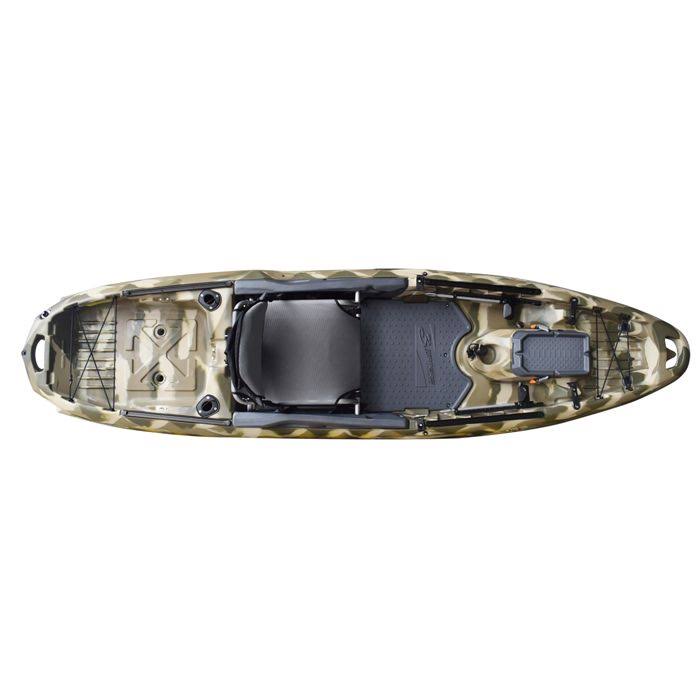 3 Waters Big Fish 105 Fishing Kayak Package, Urban Camo